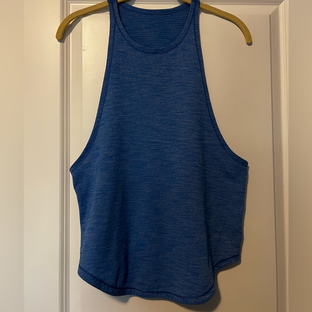 Lululemon Heather Blue Muscle Tank